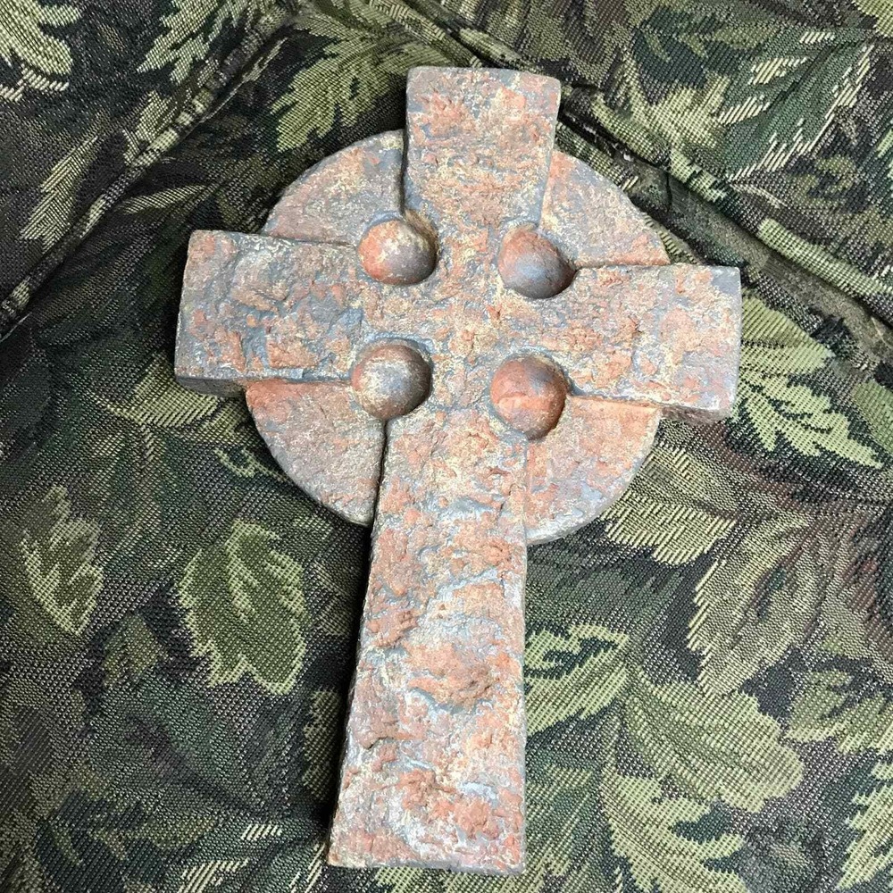 Celtic Stone Cross Plaque Abbey Press